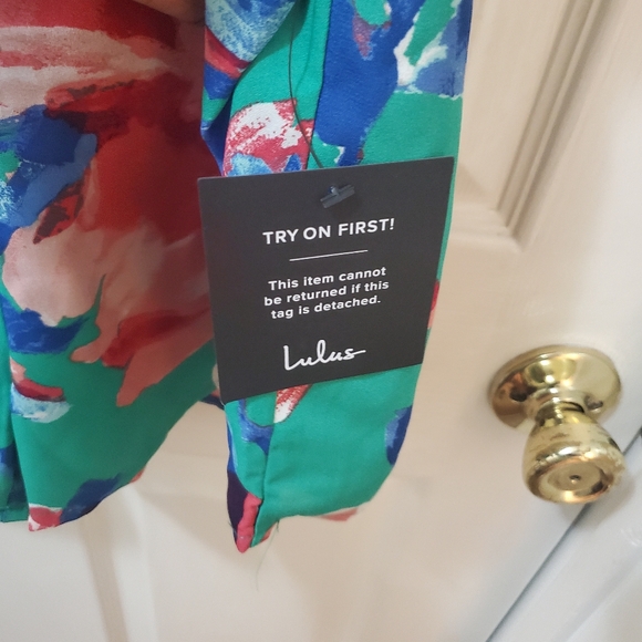 Lulus Sweetest Song Green Floral Print Backless Long Sleeve Romper - Picture 7 of 13